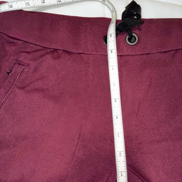Athleta Jogger Pants Womens Hilltop Sweatpants Burgundy Maroon Size Medium - Picture 4 of 8